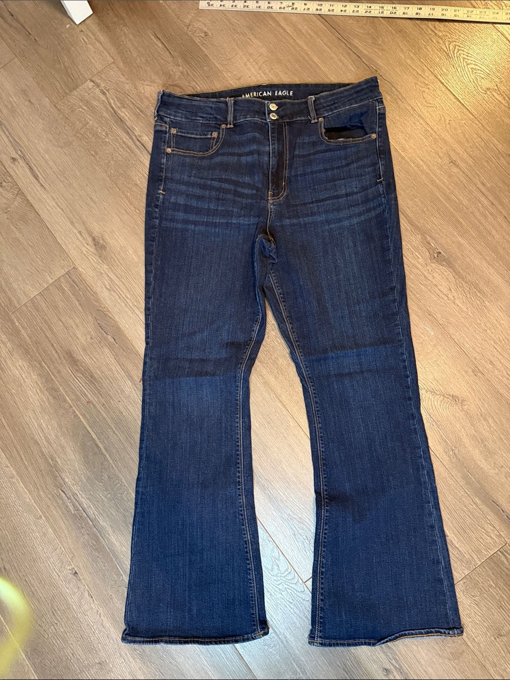 American Eagle Outfitters Dark Indigo Flare Jeans